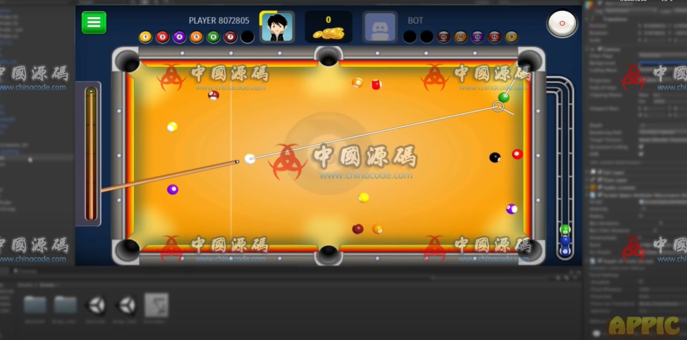 8 Ball Multiplayer – 8 Ball Pool Unity 定制-第1张