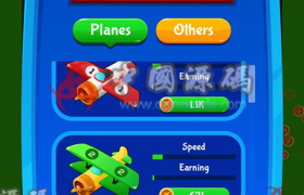 Unity俯视角度平面飞行益智游戏源码Merge Plane