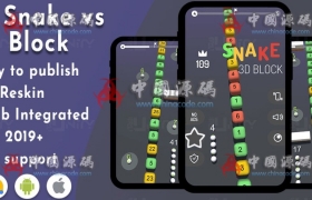 《3D Snake vs Block》源码