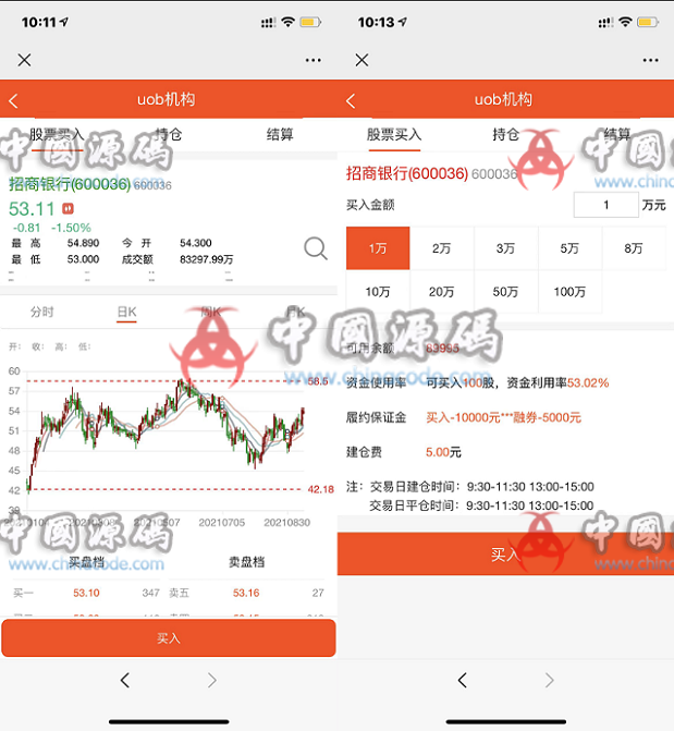 2022最新股票基金模拟盘源码 两融配资股票交易所系统源码 网站-第2张