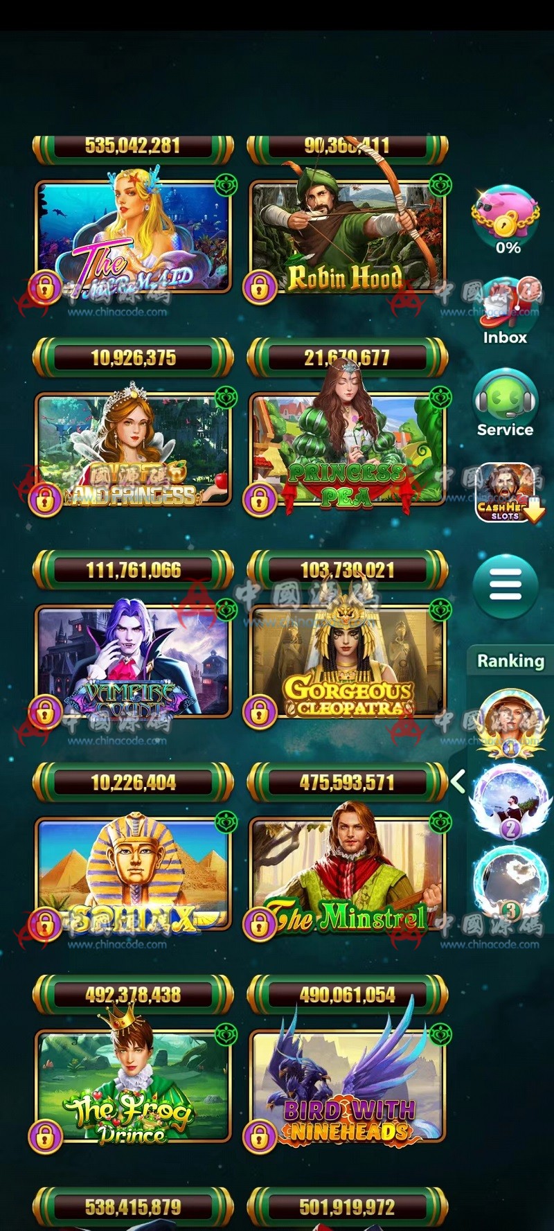【置顶】竖版英文SLOTS《Cash Hero》源码 手游-第4张