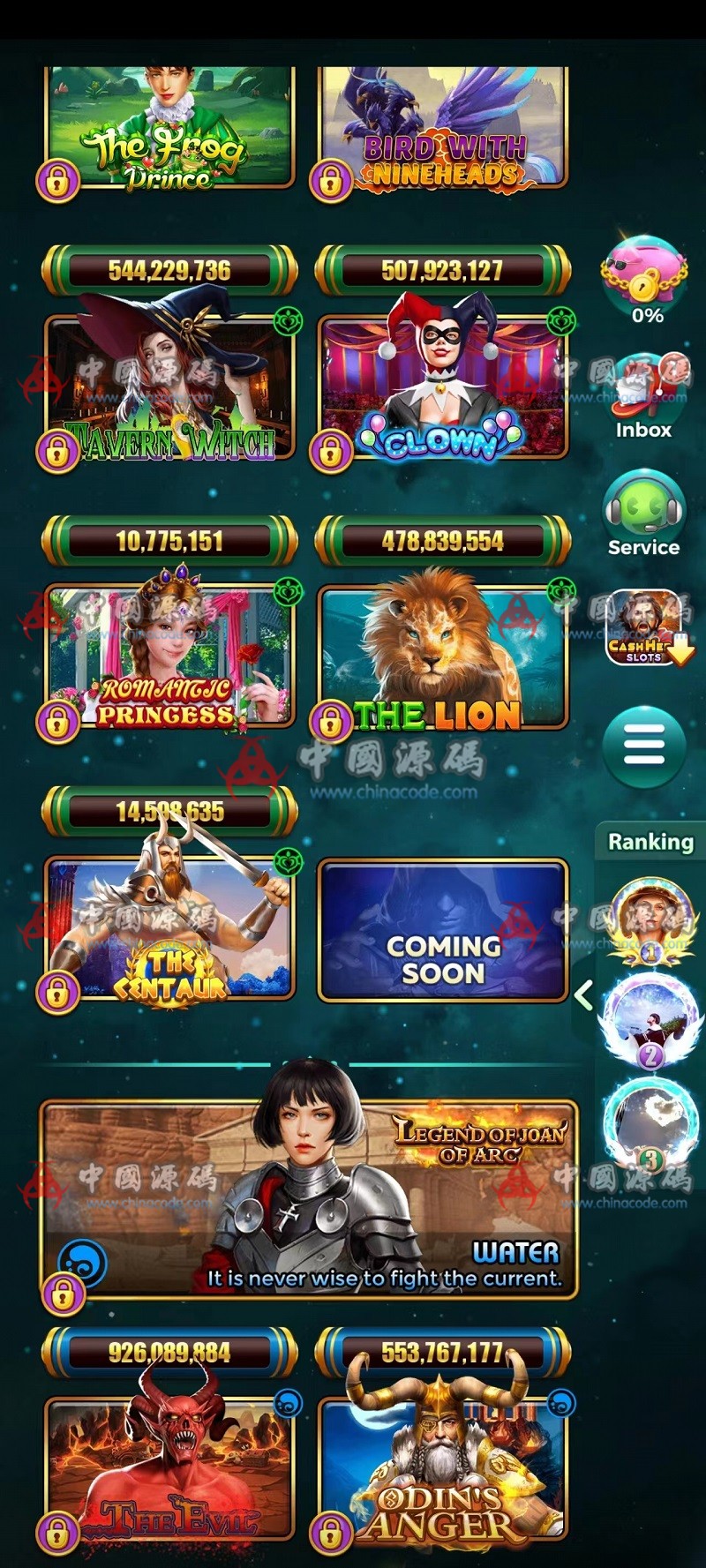 【置顶】竖版英文SLOTS《Cash Hero》源码 手游-第3张