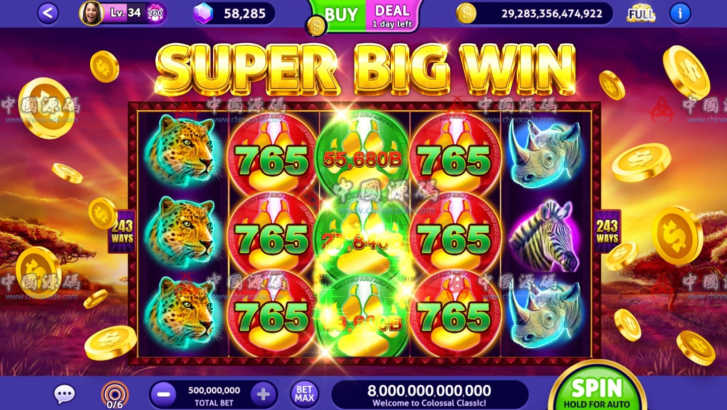 【置顶】英文SLOTS《Club Vegas Slots》源码 手游-第4张