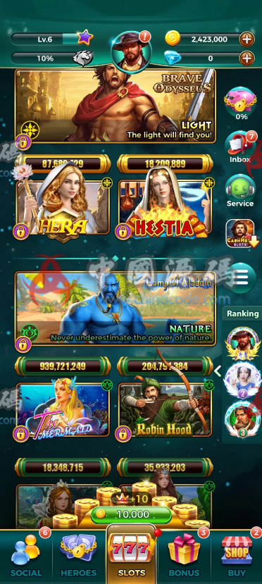 【置顶】竖版英文SLOTS《Cash Hero》源码 H5-第1张