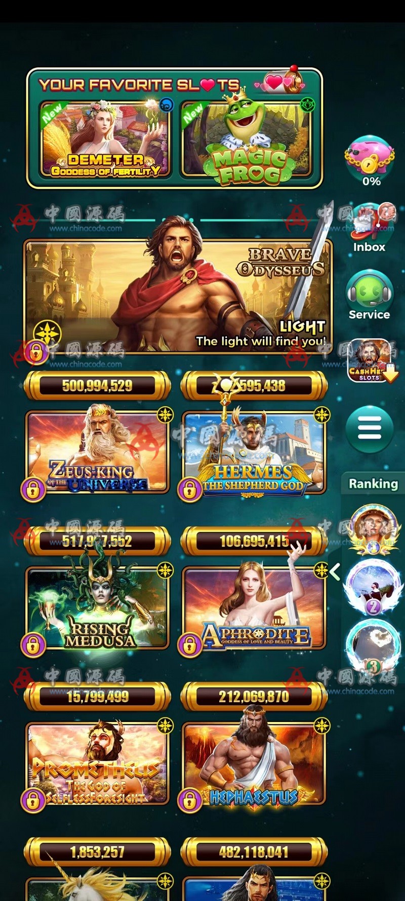 【置顶】竖版英文SLOTS《Cash Hero》源码 手游-第6张