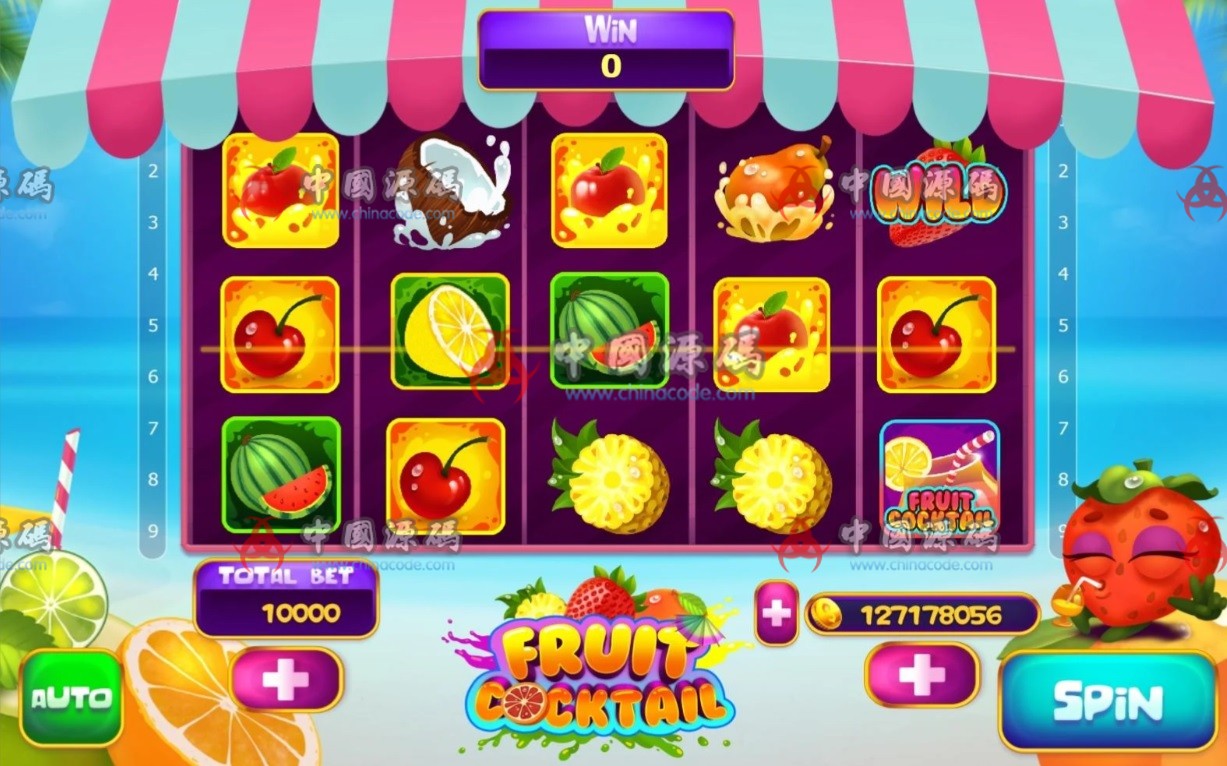 《Fruit Cocktail Slot Game》源码 手游-第1张