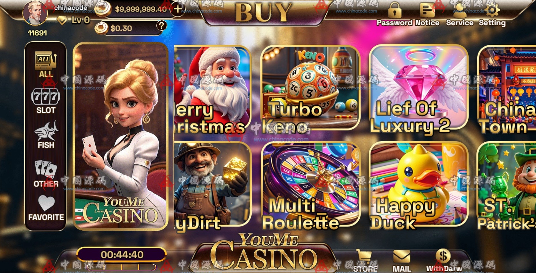 【置顶】海外游戏《YMCasino》源码 H5-第8张