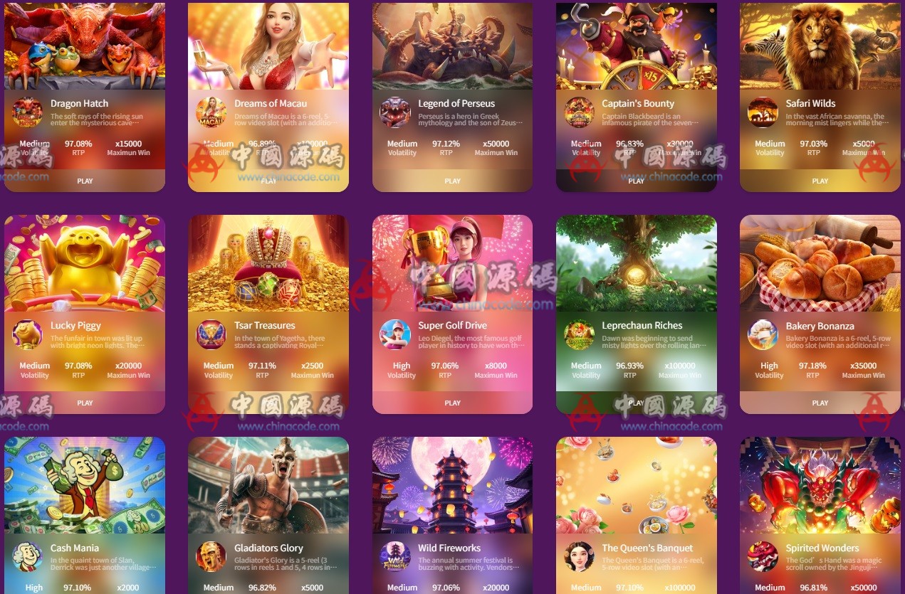 【置顶】PG全套SLOTS API H5-第6张