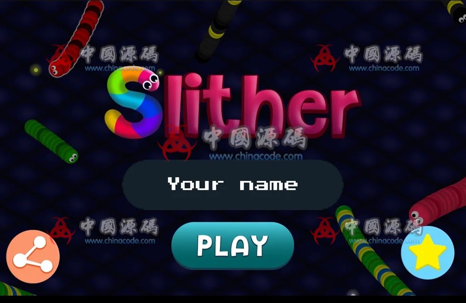 《贪吃蛇大作战 Slither.io - Snake Battle Zone Game》源码 手游-第1张