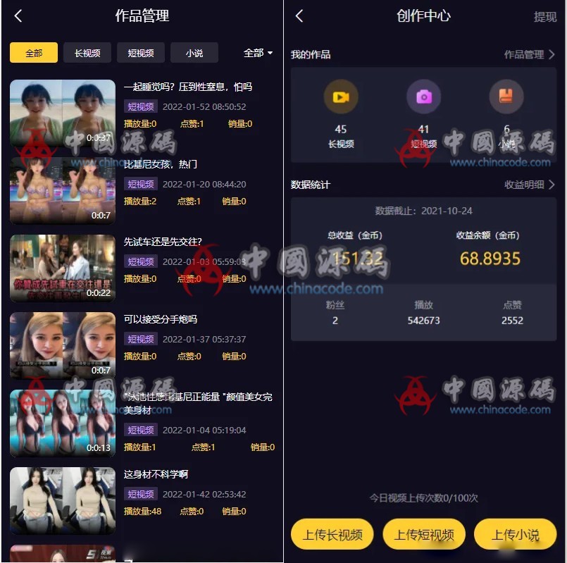 短视频付费源码 网站-第2张