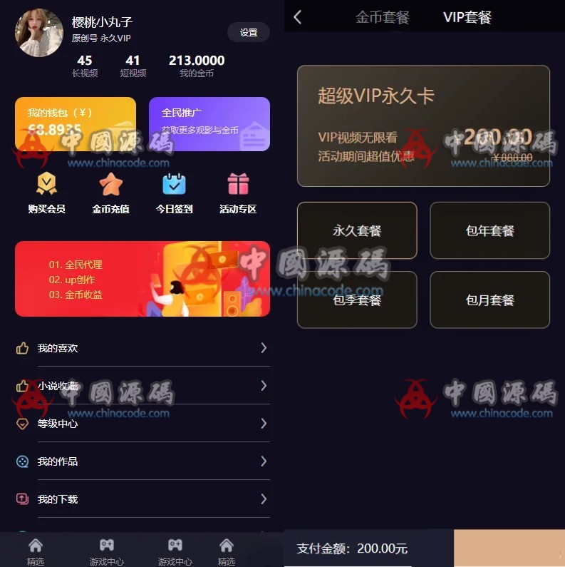 短视频付费源码 网站-第3张