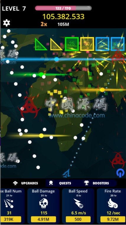 《Idle Balls Clicker Shooter》源码 手游-第2张