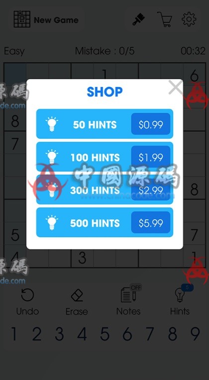 《Sudoku Puzzle Game》源码 手游-第4张