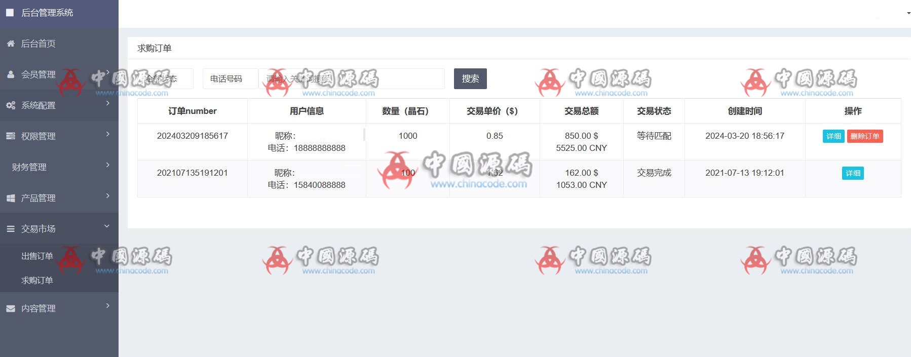GRC晶盒能源交易所源码 网站-第5张
