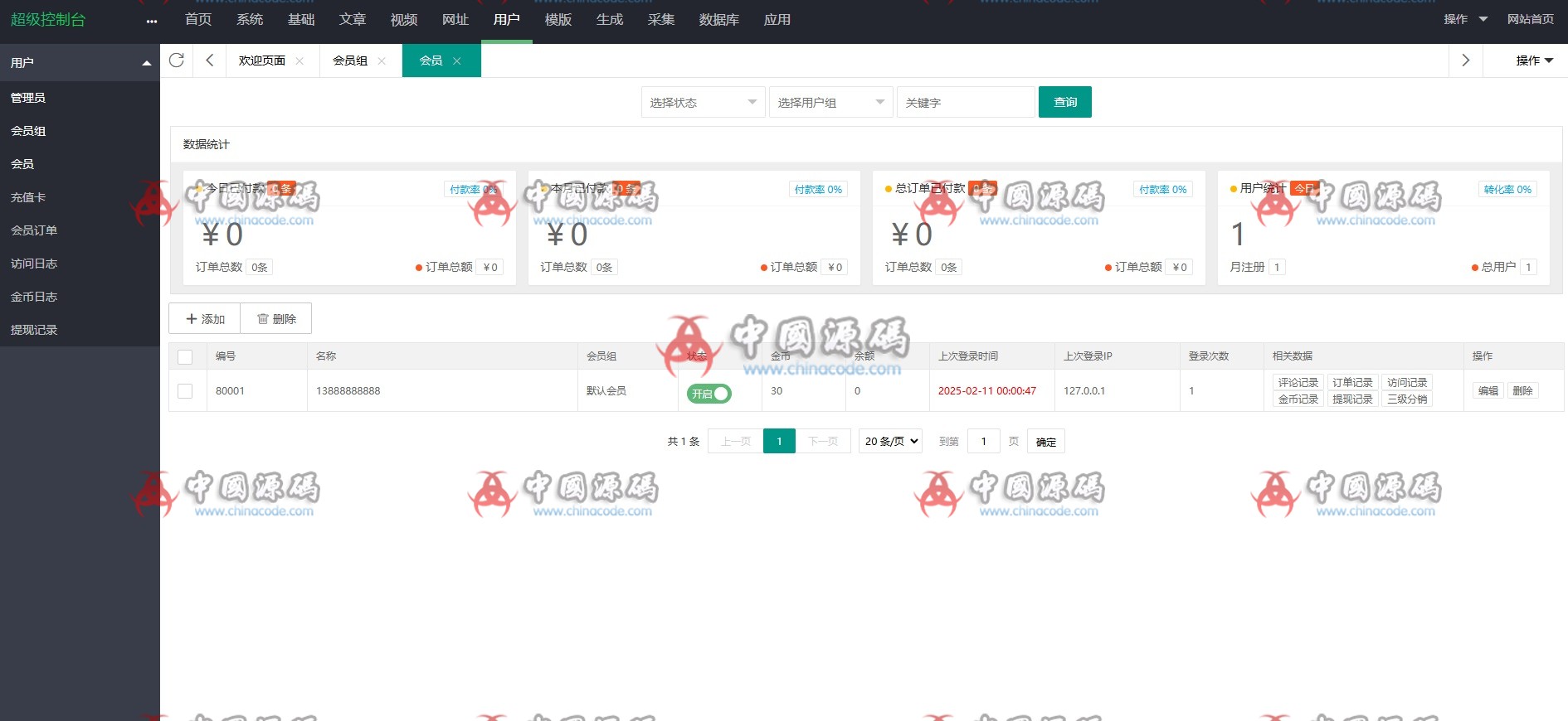 付费视频网站带VIP系统源码 网站-第4张