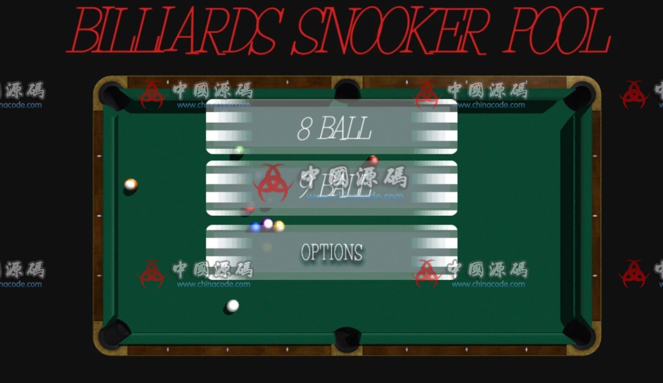 3D桌球《Pool Starter Kit》源码 手游-第1张