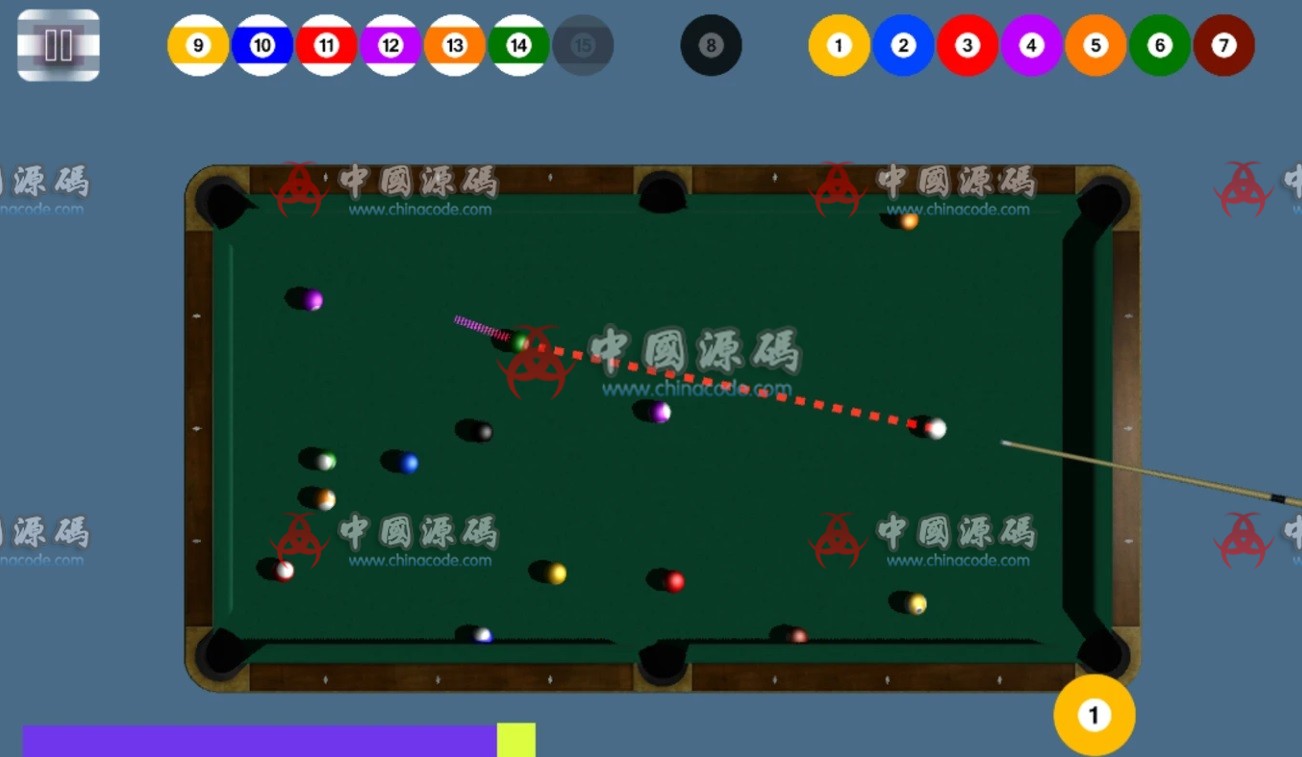 3D桌球《Pool Starter Kit》源码 手游-第2张