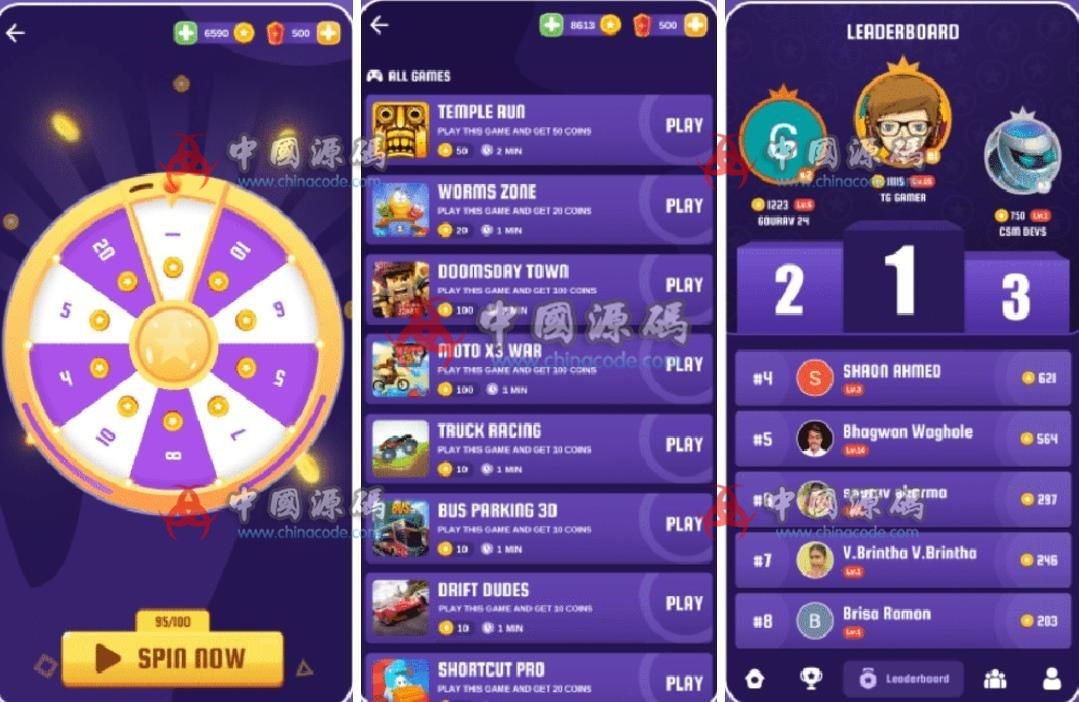 海外游戏赚钱网赚看视频领金币系统源码 APP-第1张