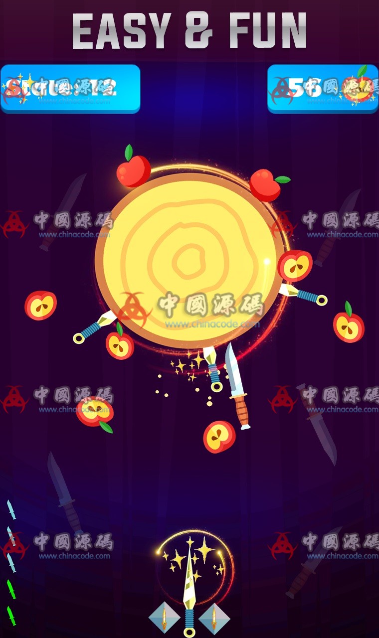 《3D飞刀(Knife Throw)》源码 手游-第3张