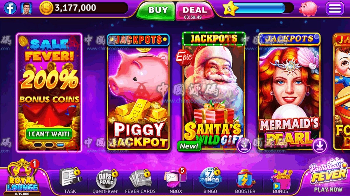 【置顶】《Cash Fever -Real Vegas Slots》源码 手游-第2张
