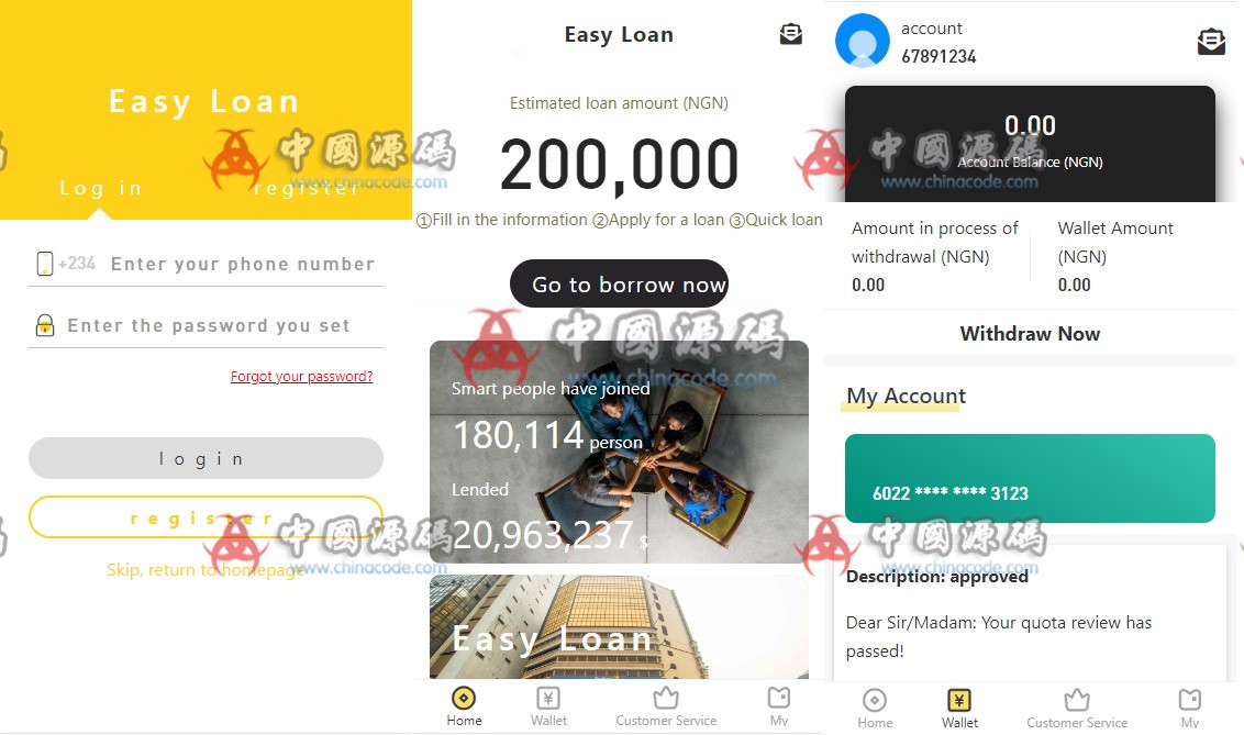 海外版英语小额贷款源码 网站-第1张