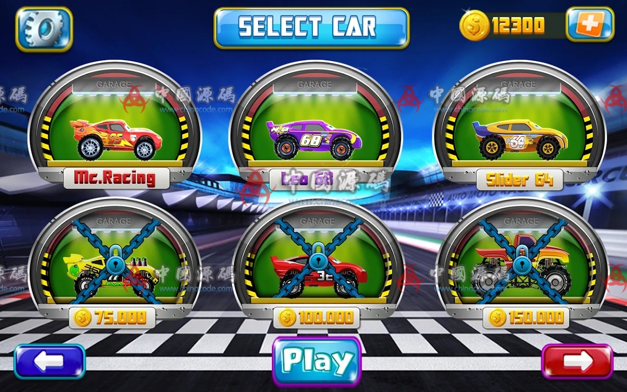 《超级麦昆爬山赛 （McQueen Hill Climb）》源码 手游-第3张