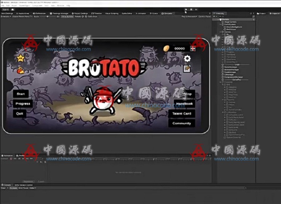 《土豆兄弟(Brotato)》 源码 手游-第1张