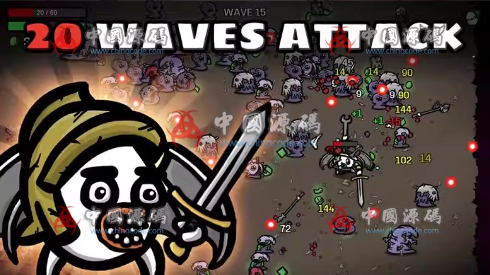 《土豆兄弟(Brotato)》 源码 手游-第3张