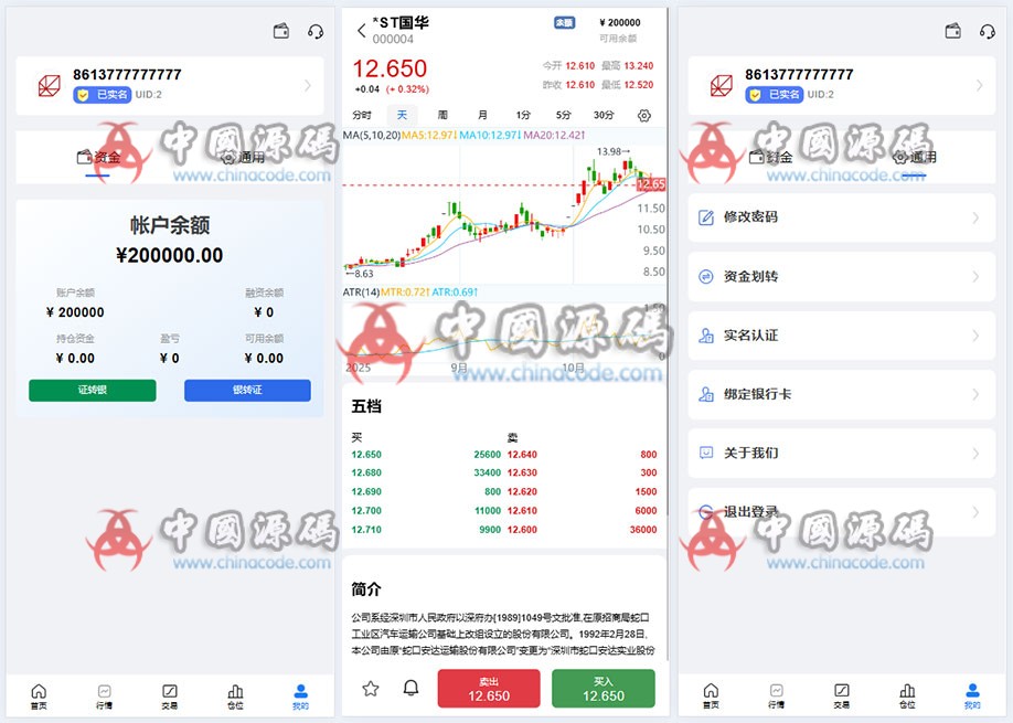 JAVA股票交易系统源码 网站-第2张