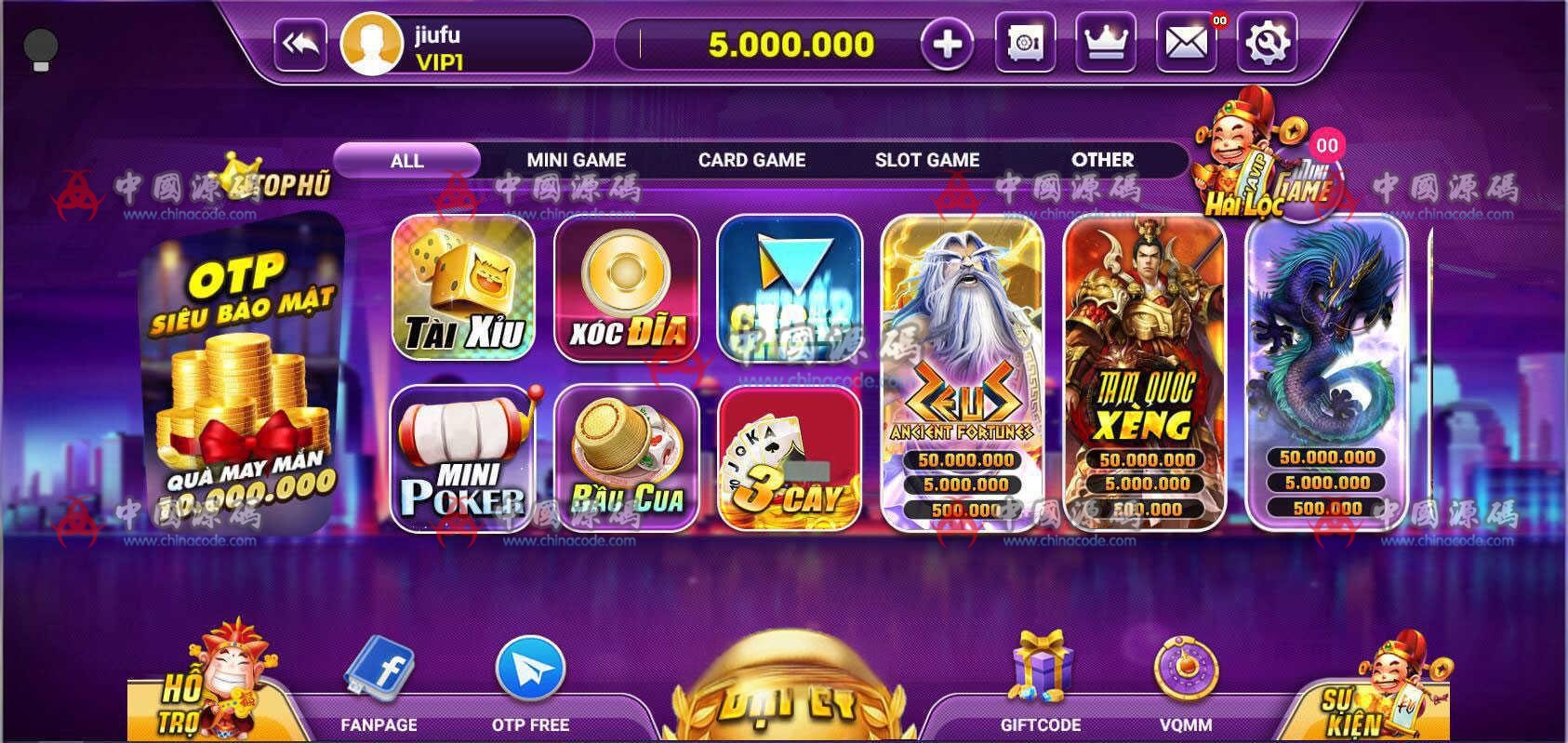 越南语糖果鱼虾蟹游戏源码/有机器人陪玩系统 手游-第5张