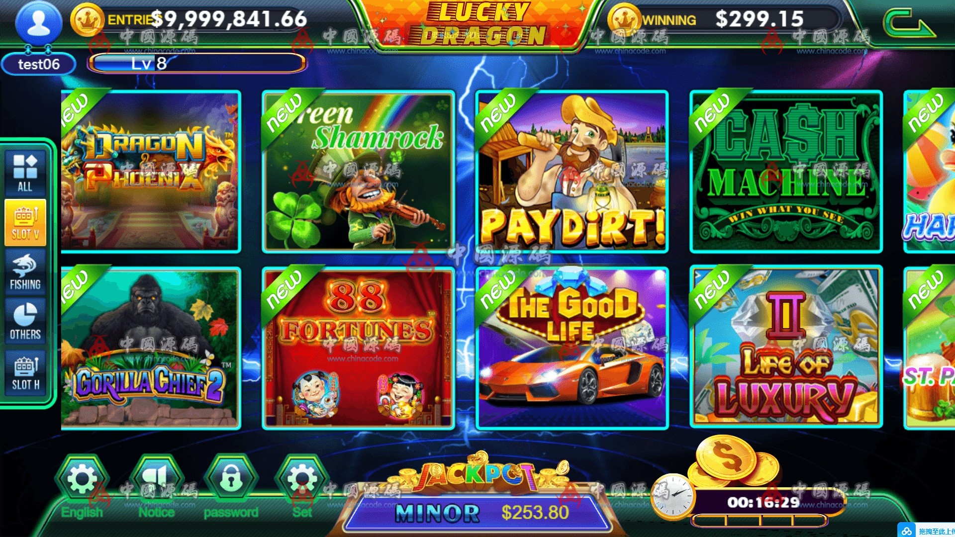 欧美英文Slots电玩源码 H5-第3张