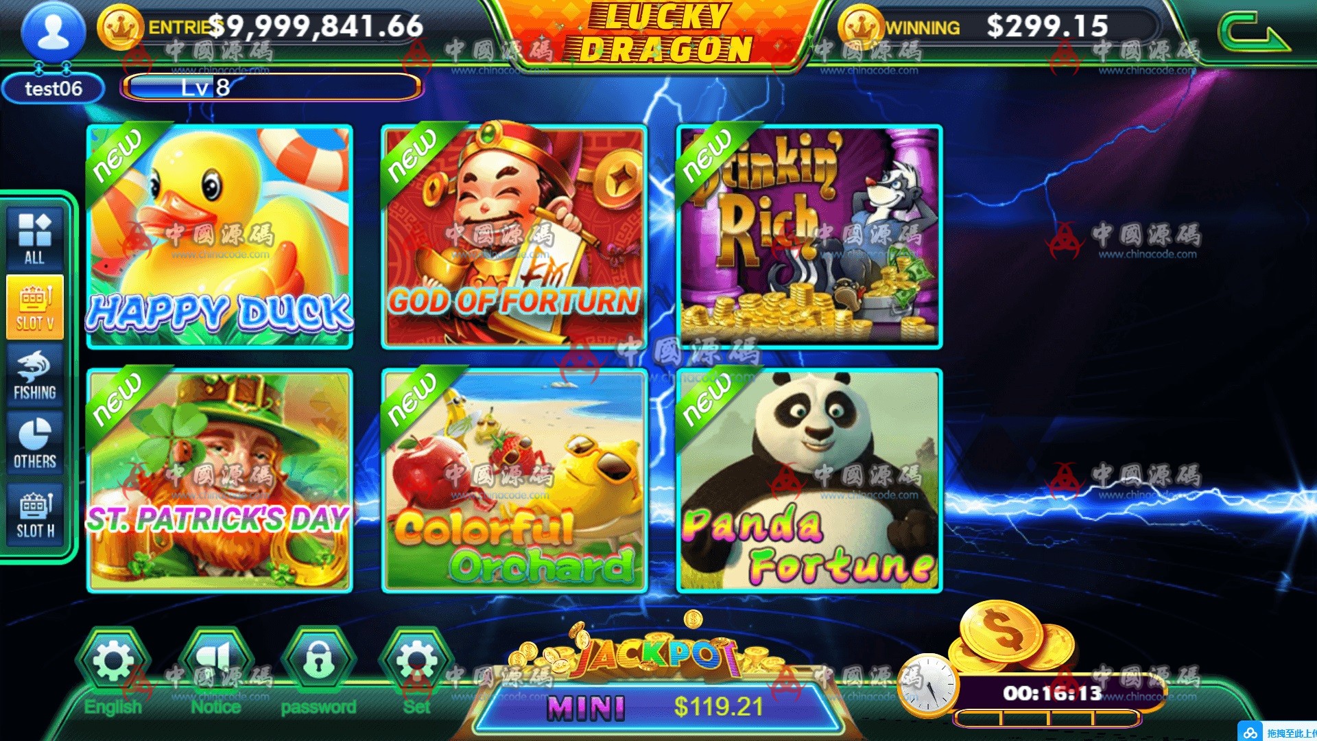 欧美英文Slots电玩源码 H5-第4张