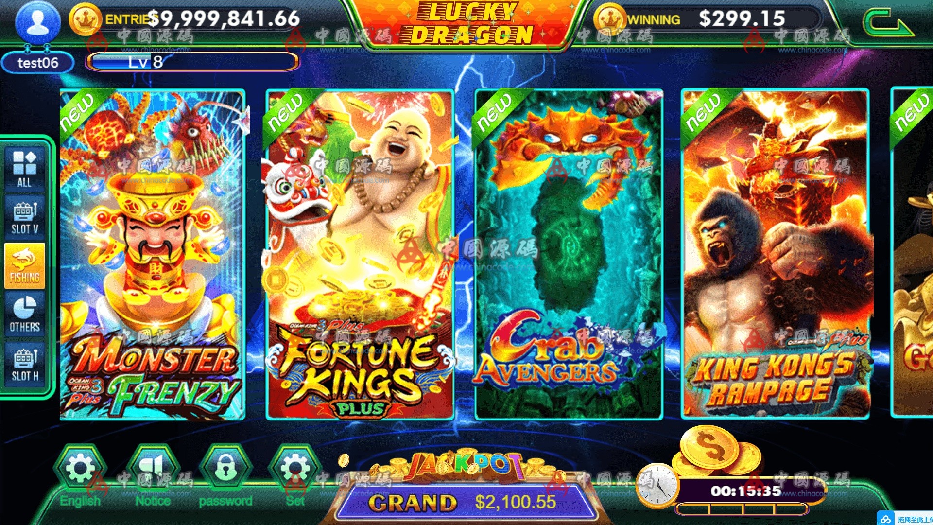 欧美英文Slots电玩源码 H5-第6张