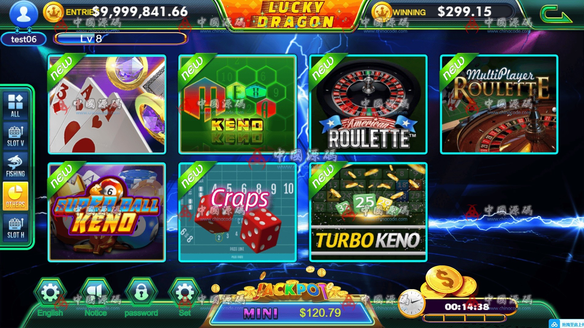 欧美英文Slots电玩源码 H5-第8张