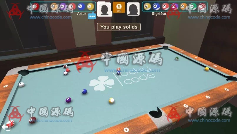 真实台球Unity游戏源码 手游-第2张