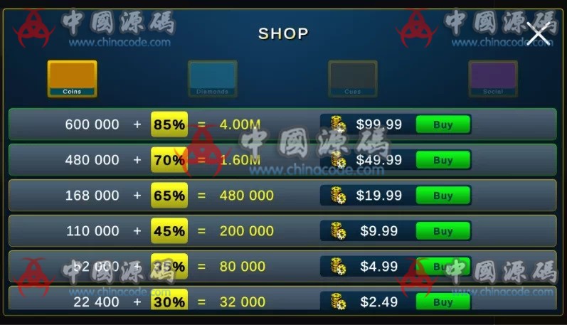 真实台球Unity游戏源码 手游-第6张