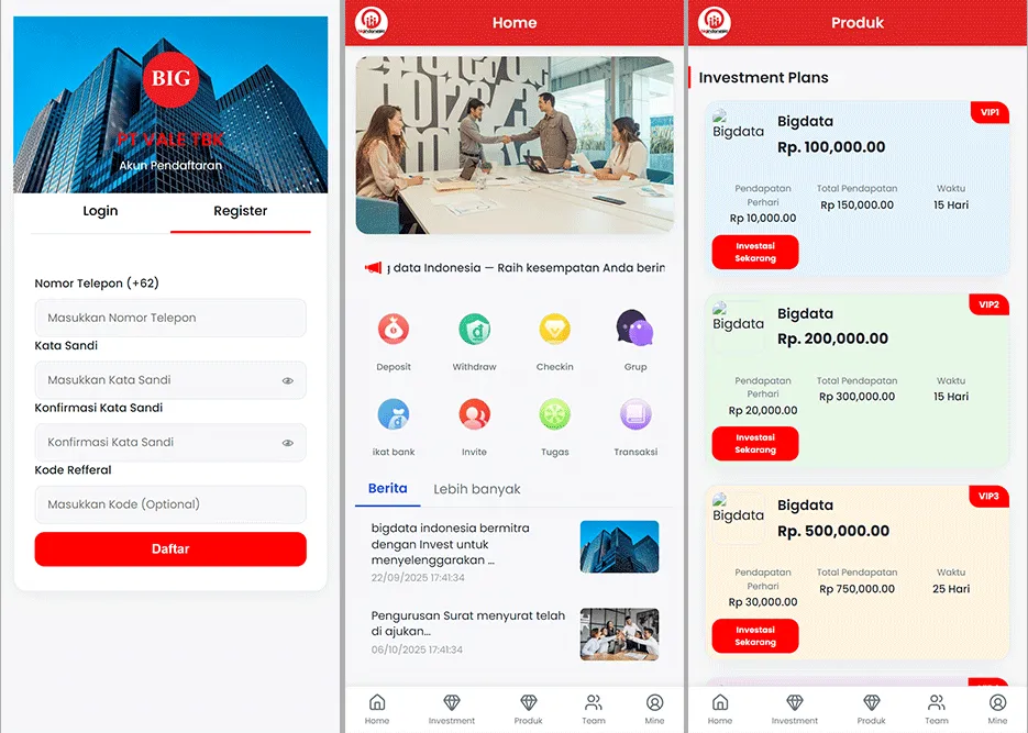 Laravel海外大数据理财投资系统源码/支持印尼语/自定义理财产品与三级分销 网站-第1张
