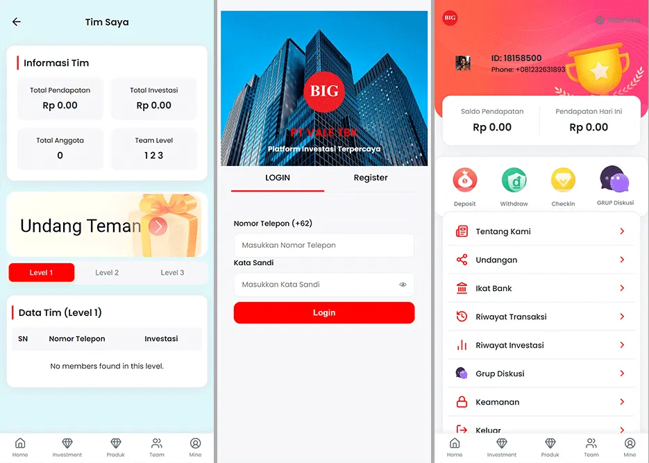 Laravel海外大数据理财投资系统源码/支持印尼语/自定义理财产品与三级分销 网站-第2张